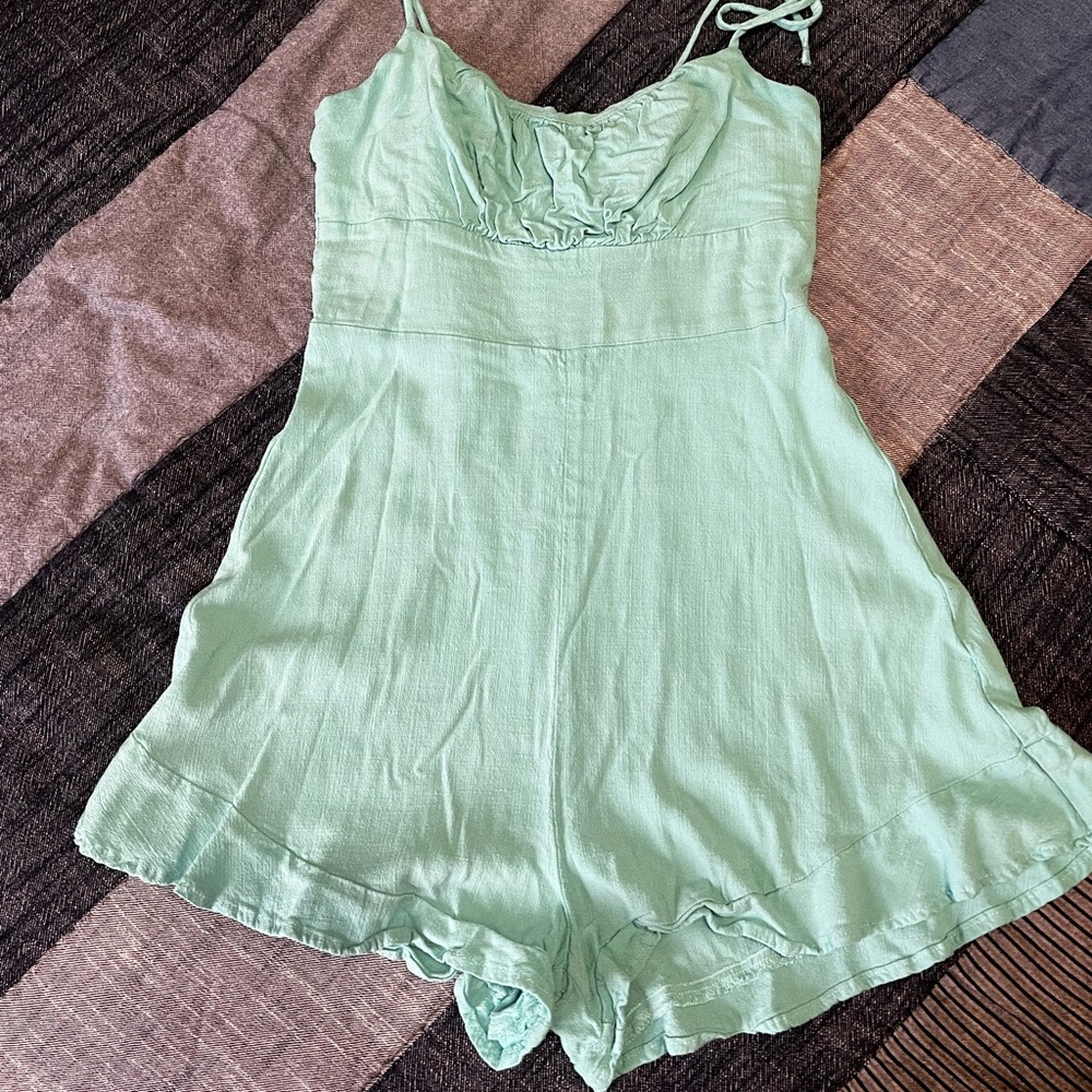 Tiffany blue Lush (boutique) romper